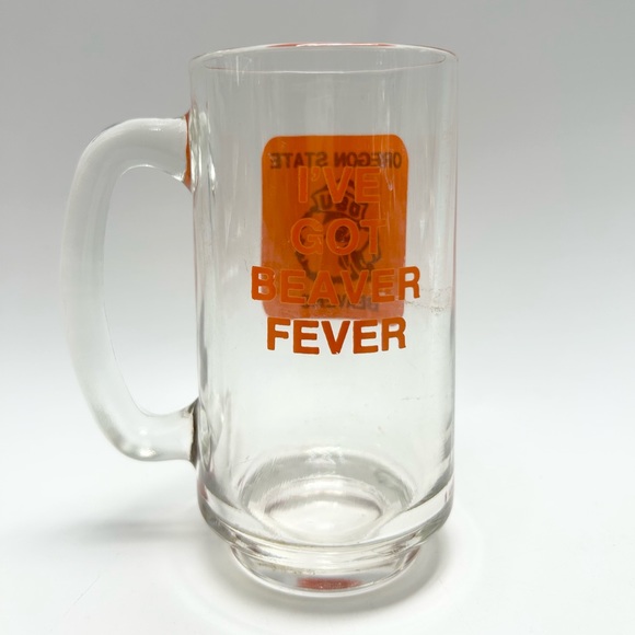 🧡🖤🪵🦫🏈Oregon State Beavers Collector’s Glass Cup. - Picture 4 of 10